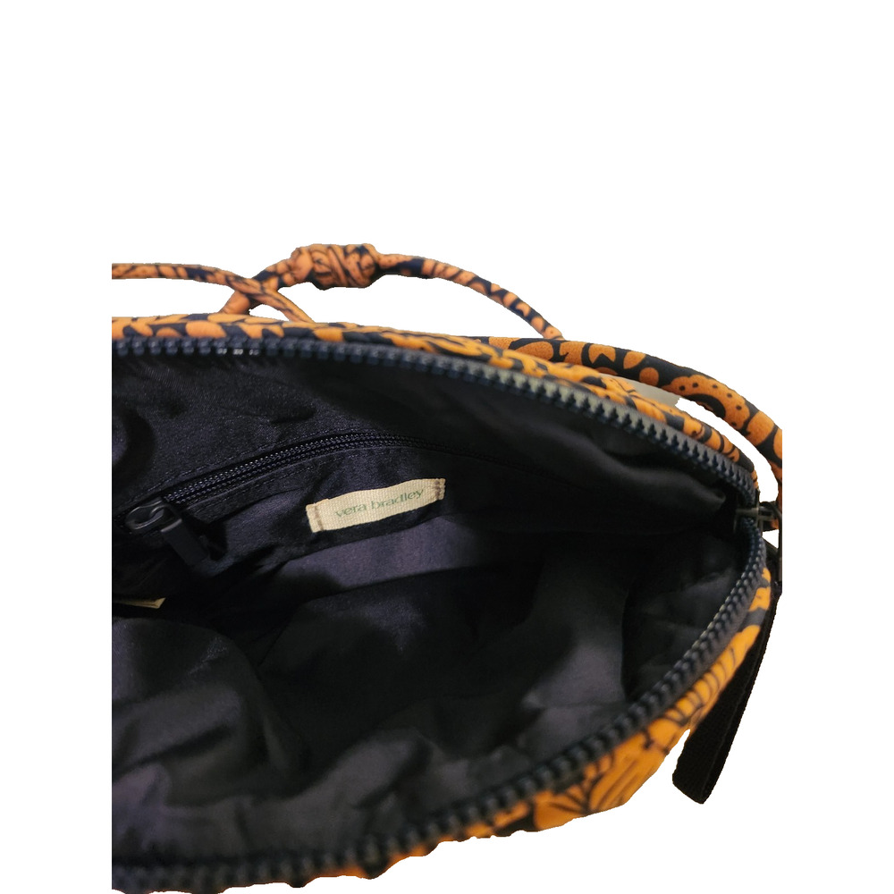 Vera Bradley Blake Utility Crossbody Lotus Montage Roasted Pecan Featherweight - Picture 3 of 5